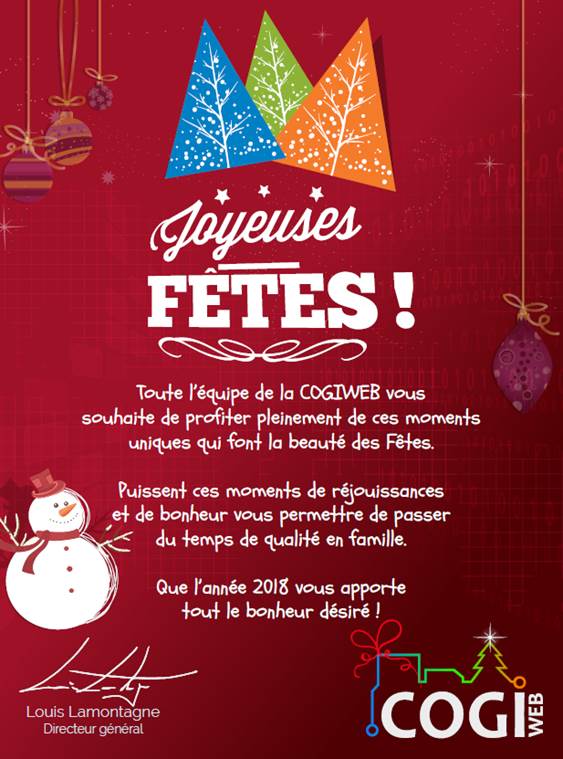 Joyeuses Fetes COGIWEB 2017